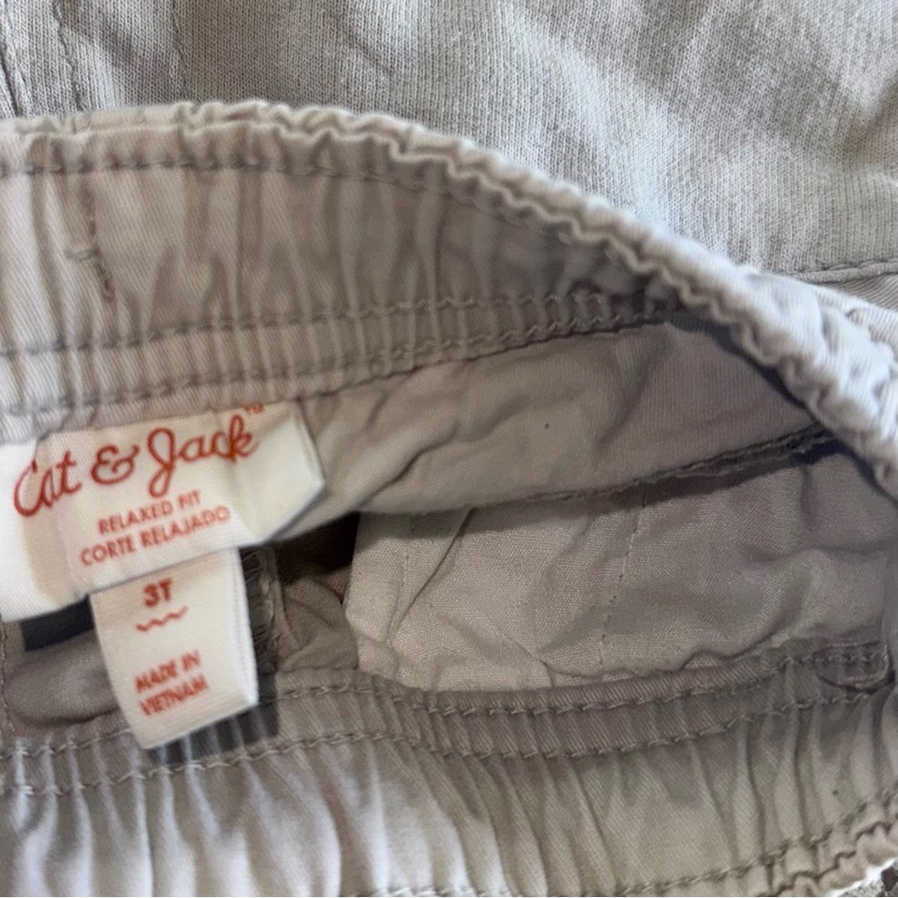 Cat & Jack l Light Gray Kids Jogger Pants l Boy’s Size: 3T - Picture 4 of 10